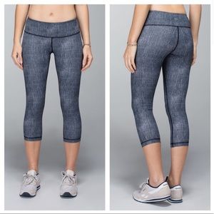 Lululemon Wunder Under Burlap Luxtreme Crop Pants